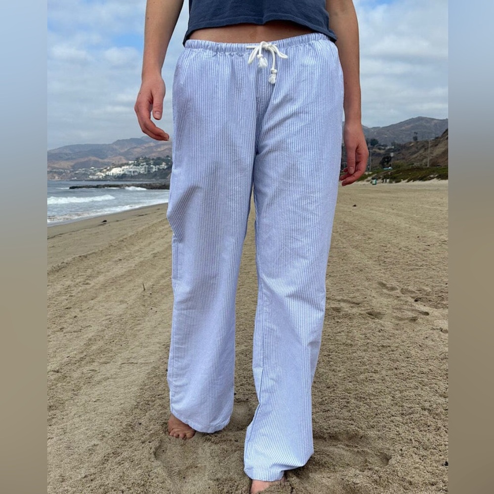 Brandy Melville Striped Linen Pants